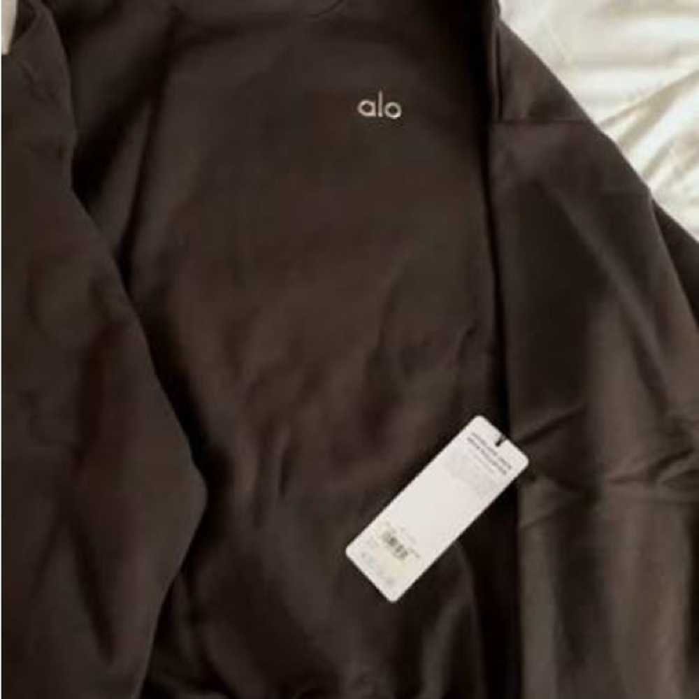 ALO black Crewneck Sweater